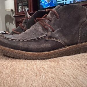 Women’s Calyn Born  Suede Casual Chukka Boots in Dark Brown